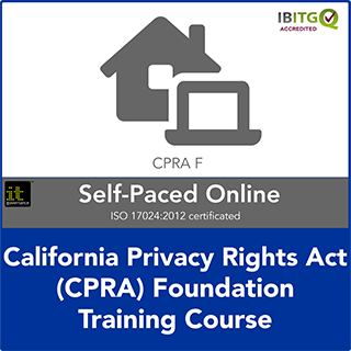 California Privacy Rights Act (CPRA) Foundation Self-Paced Online Training Course