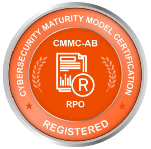 cybersecurity maturity model certification logo