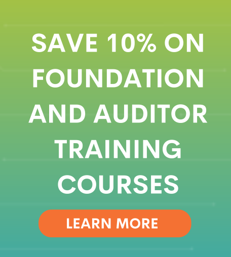 Save 10% on Foundation and Lead Auditor courses