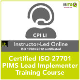 ISO 27701 PIMS Lead Implementer Training Course 