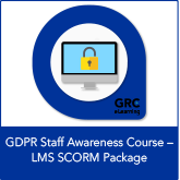 GDPR Staff Awareness Course – LMS SCORM Package