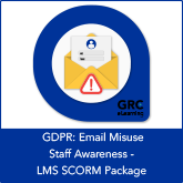 GDPR: Email Misuse Staff Awareness Course – LMS SCORM Package