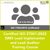 Certified ISO 27001:2022 ISMS Lead Implementer and Lead Auditor Combination Training Course